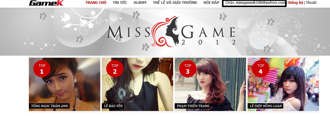 Hướng dẫn bình chọn sự kiện Miss Game 2012 1