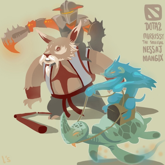 Thưởng thức những fan-art DotA 2 của tác giả Louissry 1