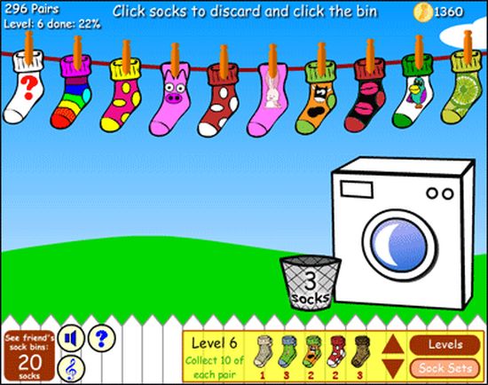  Trở lại kí ức tuổi thơ với phiên bản game Odd Socks 2