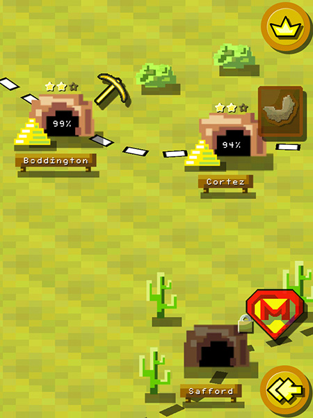 Micro Miners: Đào vàng kiểu... iOS 3