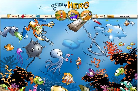 Khám phá đại dương với phiên bản game Ocean Hero 3