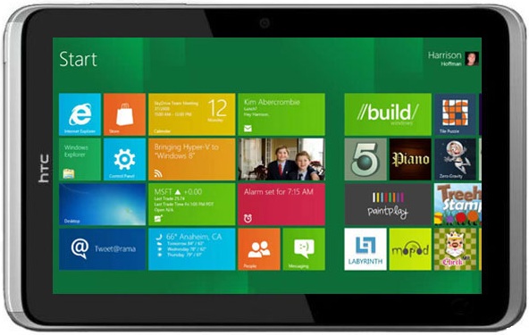 Htc Operating System HTC sẽ sản xuất tablet chạy hệ điều hành Windows RT?