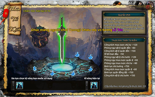 Thiên tử kiếm - Nét độc đáo của Webgame Đông Phong 1