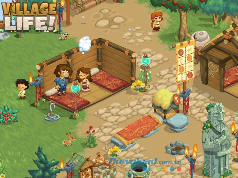 Trải nghiệm cuộc sống ảo với game MXH Village Life 4