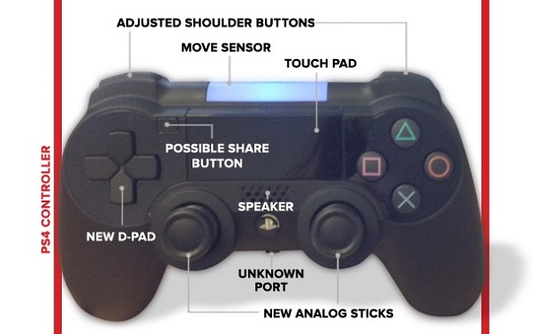 Rò rỉ thiết kế tay cầm PlayStation 4 2