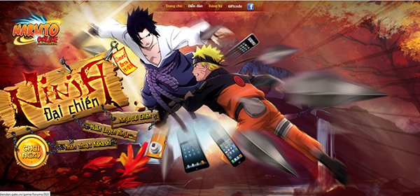 Người chơi Naruto Online bất ngờ vào được server 4