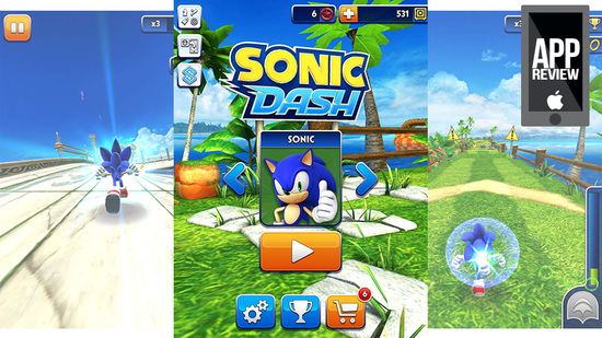 Nhân vật Sonic xuất hiện ấn tượng trong game mới Sonic Dash 1