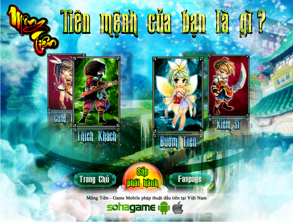Mộng Tiên – Game đấu thẻ bài đầu tiên trên mobile sắp trình làng 1