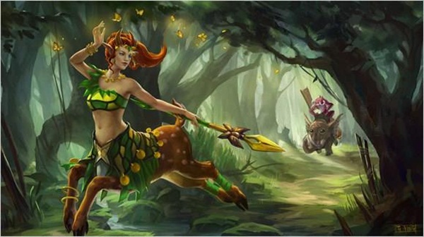 Chùm tranh DOTA 2 ấn tượng của các fan hâm mộ Trung Quốc 2