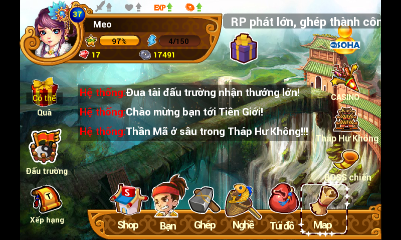 Mộng Tiên  “thỏa mãn” cơn khát của game thủ khi lên kệ Google Play và ra mắt Server mới 2