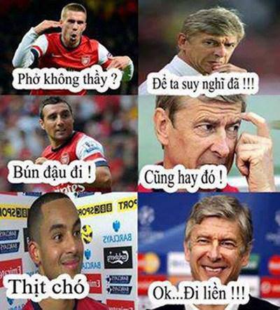 Ảnh chế hài hước Arsenal sang Việt Nam 1