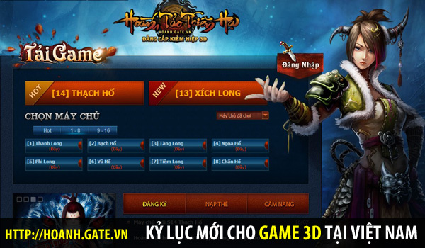 Hoành Tảo Thiên Hạ lập kỷ lục mới cho game 3D kiếm hiệp 1