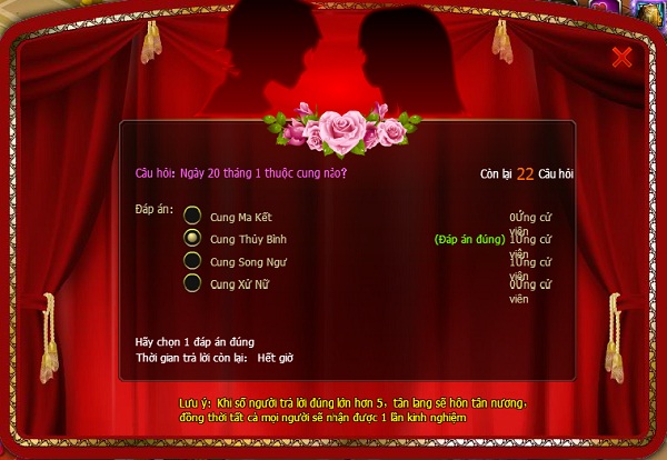 Cùng chiêm ngưỡng “đám cưới đẹp” của webgame Áo Giáp Vàng 6