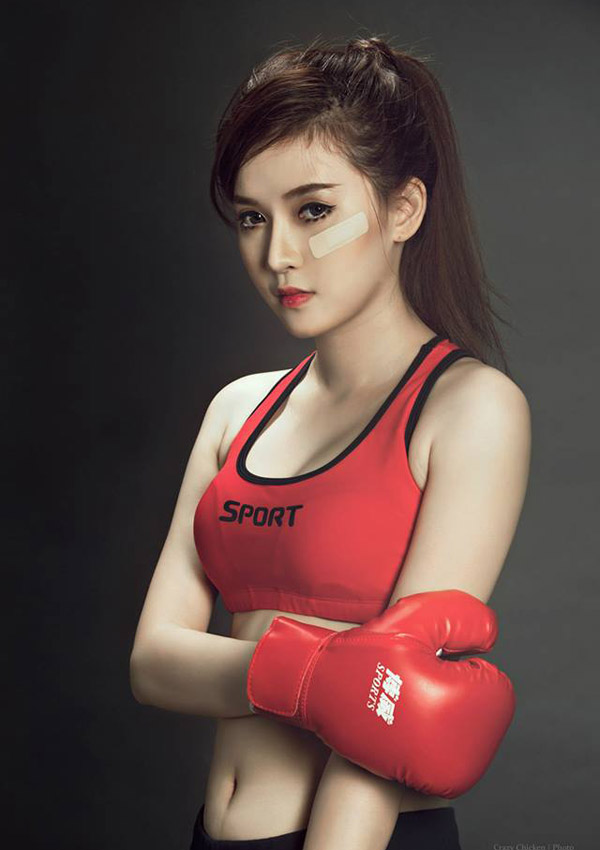 Ngắm 'Boxing girl' mê hoặc hơn 60 ngàn người trên facebook 1