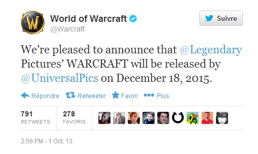 Phim WarCraft sẽ khởi chiếu vào 18/12/2015 1
