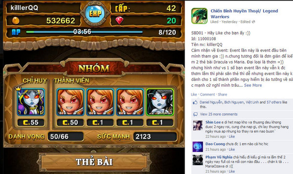 Thánh Nữ Maria làm “thỏa mãn” game thủ Chiến binh Huyền thoại 4