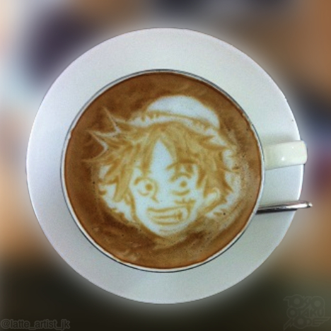 Ngỡ ngàng khi "uống nhầm" Luffy trong tách coffee 5