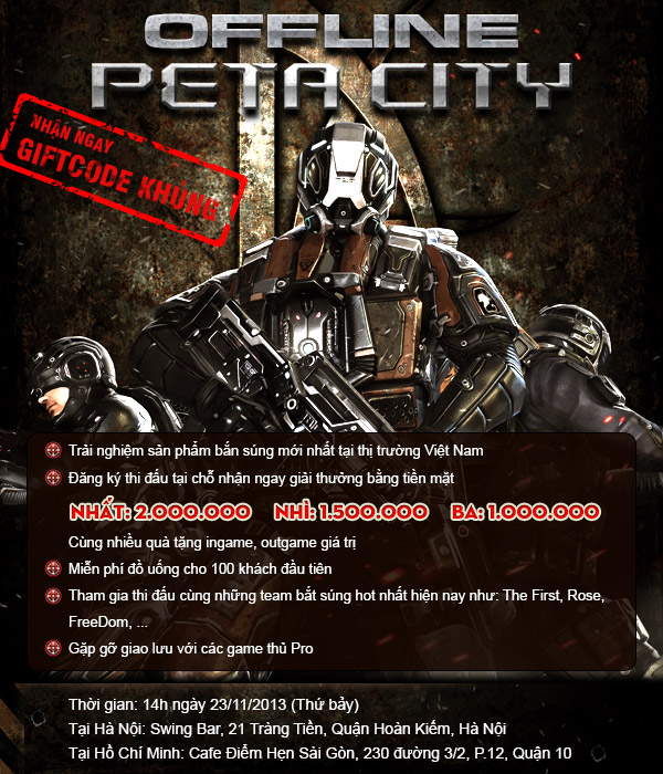 Offline Peta City: Ngày hội của cộng đồng FPS Việt Nam 1