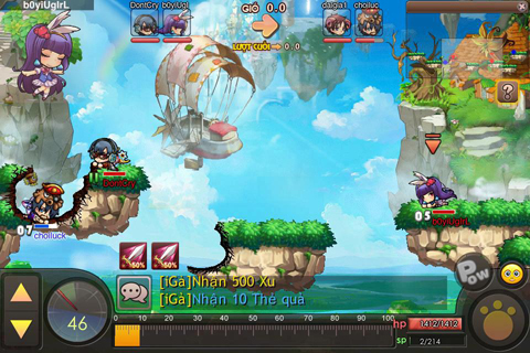 Gunbound mobile xuất hiện tại Việt Nam 4