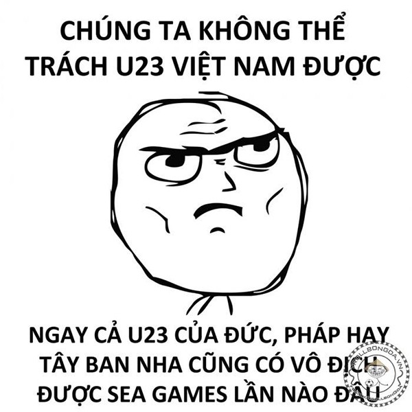 Ảnh chế hài hước về đội tuyển Việt Nam tại Sea Games 7