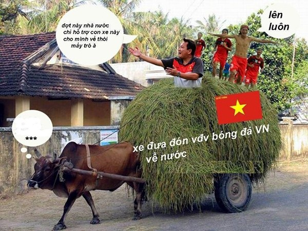 Ảnh chế hài hước về đội tuyển Việt Nam tại Sea Games 9