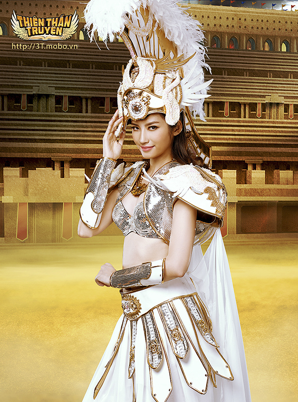Hoa hậu Trúc Diễm hóa thân thành nữ thần trong game 1