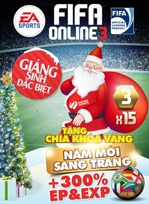 Fifa Online 3 tặng vật phẩm VIP nhân dịp Giáng sinh và năm mới 2014 1