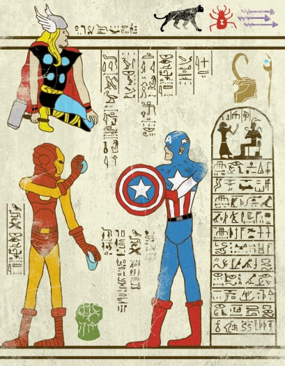 Khi các siêu anh hùng hóa thân thành các vị thần Ai Cập 8