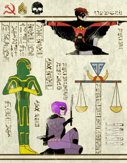 Khi các siêu anh hùng hóa thân thành các vị thần Ai Cập 9