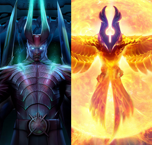 Chiêm ngưỡng bộ skill đẹp mắt của Terrorblade và Phoenix trong DOTA 2 1