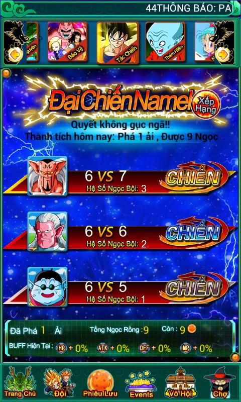 Ngọc Rồng Game3 tiến hành CB vào 14h00 ngày 10/1 1