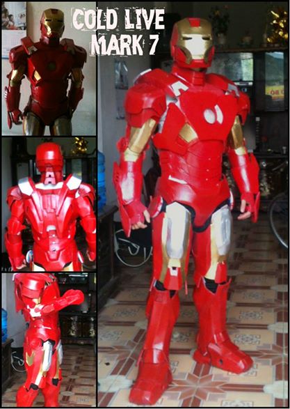 Choáng với bộ cosplay Iron Man tự làm của người Việt 5