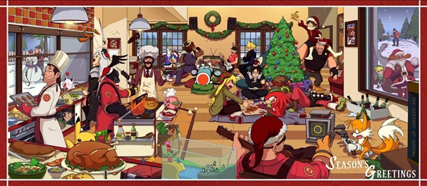 Giáng sinh của những nhân vật thế giới game 33