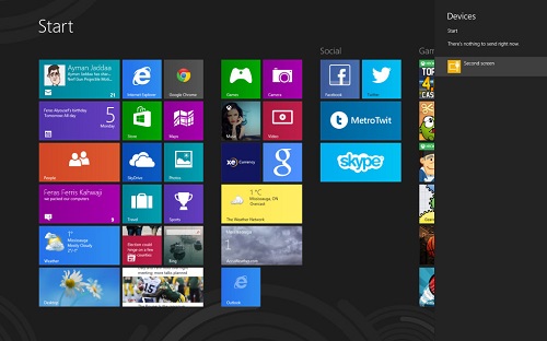 Thiết lập nhiều màn hình trên Windows 8 3