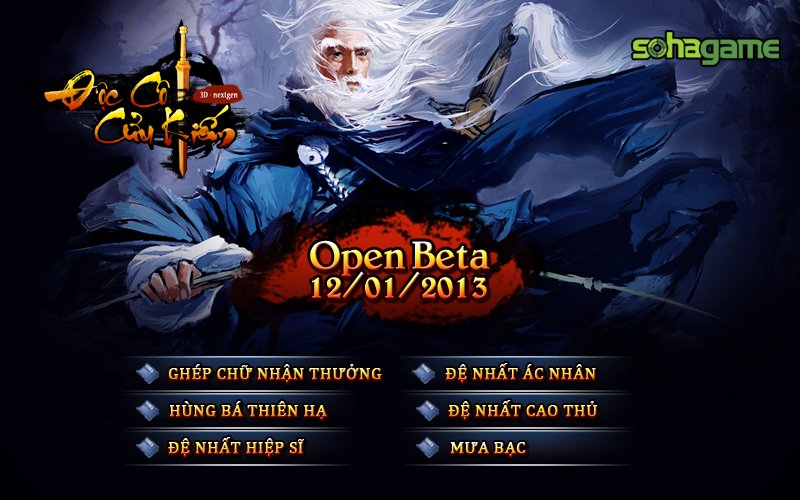 Độc Cô Cửu Kiếm ấn định Open Beta không reset ngày 12/01/2013 3