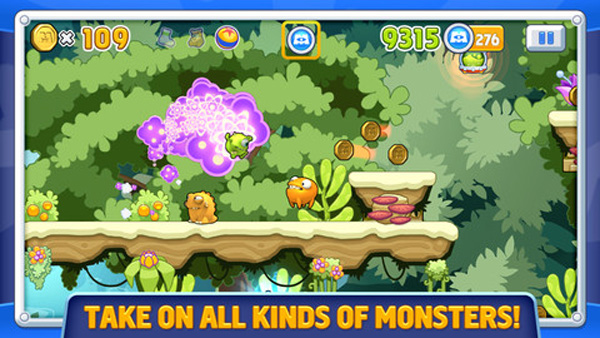 Trải nghiệm Monsters, Inc. Run trên iOS 4