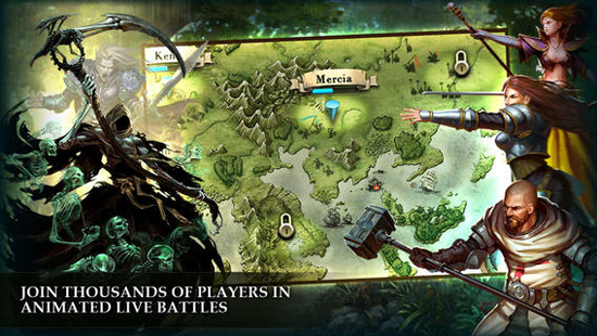Heroes of Camelot - Game thẻ bài hấp dẫn trên iOS 5