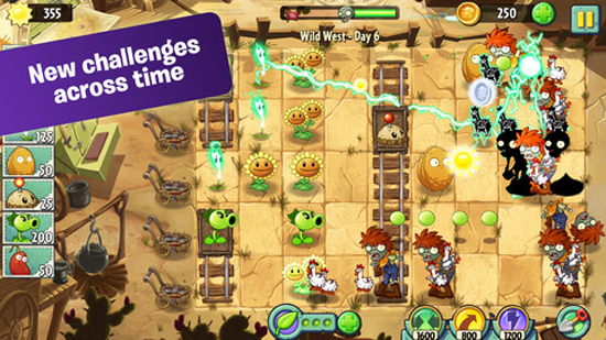 Trải nghiệm Plants vs. Zombies 2 trên nền tảng mobile 3