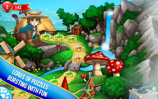 Pet Rescue Saga: Game puzzle hấp dẫn trên mobile 3