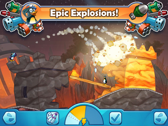 Bắn phá vui nhộn cùng Crazy Penguin Wars: Tiny Duels trên iOS 2