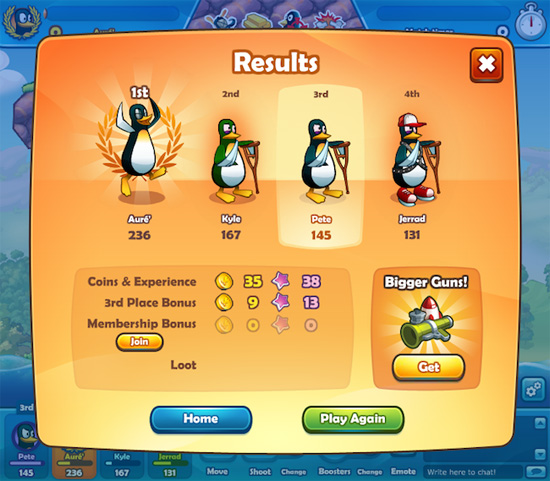 Bắn phá vui nhộn cùng Crazy Penguin Wars: Tiny Duels trên iOS 5