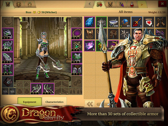 Dragon Eternity : Tuyệt phẩm MMORPG dành cho người dùng iOS 5