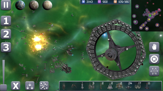 Galactic Conflict RTS: trận chiến ngoài không gian 3
