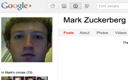 Mark Zuckerberg được theo đuôi nhiều nhất trên Google+