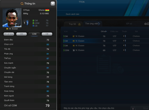 Top 5 Cầu thủ CDM được ưu chuộng trong FIFA Online 3 2