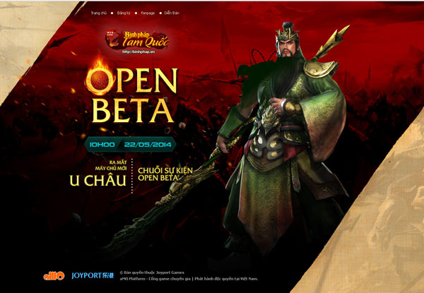 Binh Pháp Tam Quốc tiến hành Open Beta ngày 22/5 1