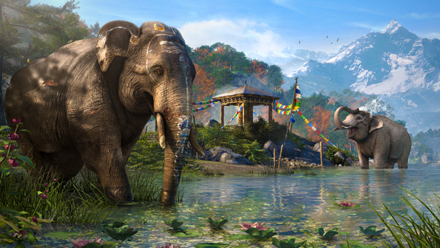 Far Cry 4 trình diễn sức mạnh loài voi