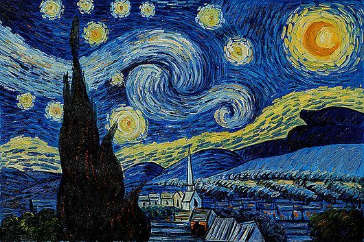 Bức họa Starry Night.