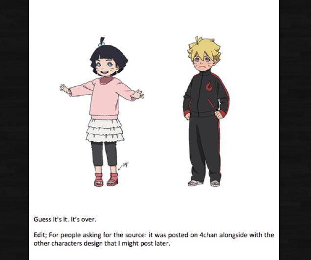 Hai nhóc xinh xắn có nét đặc trưng của ông bố Naruto