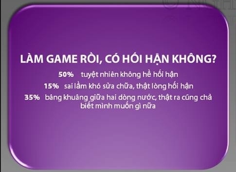 "Làm game lắm thị phi, nhưng không hối hận"